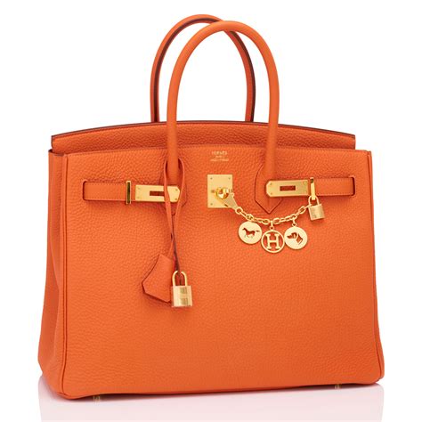 hermes birkin bag orange